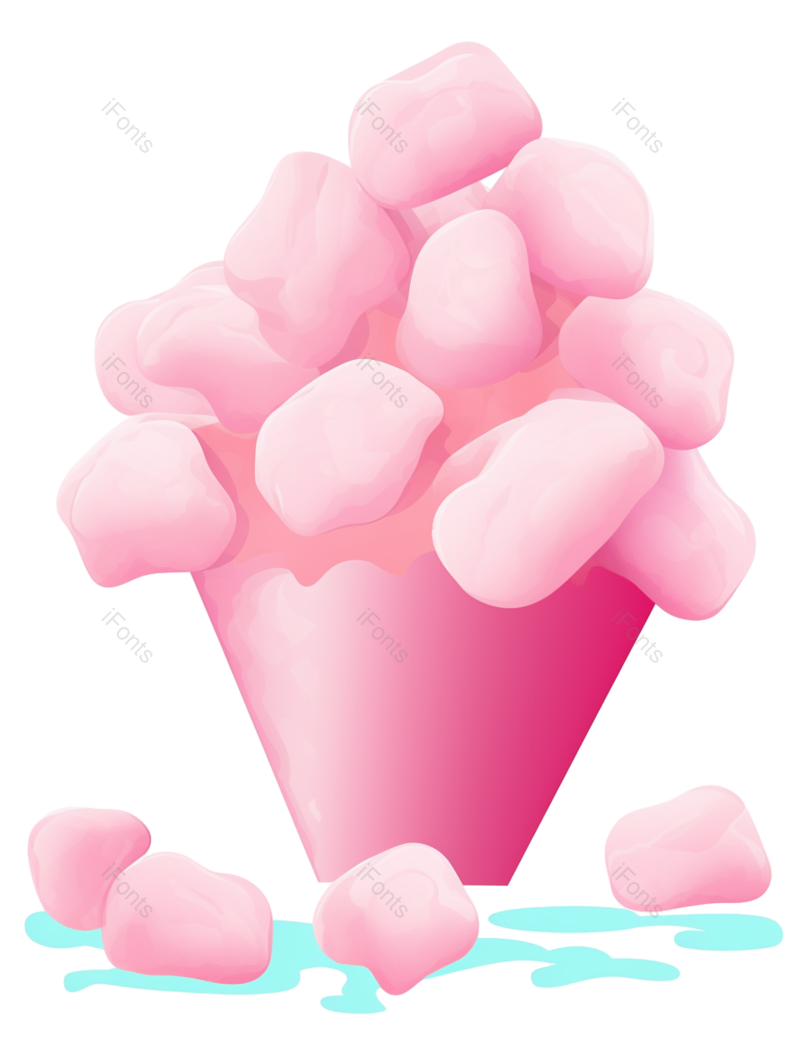 元素图片,儿童元素,粉红色PNG,糖果免抠素材